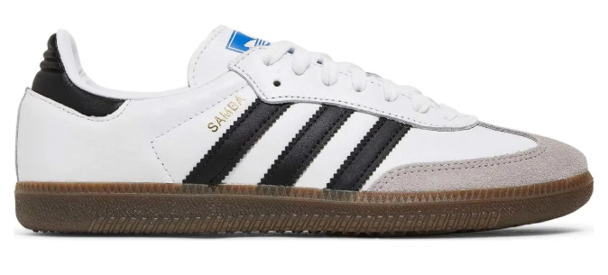 adidas Samba OG Women's Sneakers - Cloud White / Core Black / Gum