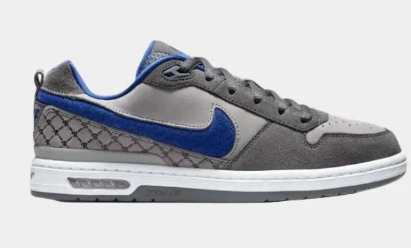 Nike SB Paul Rodriguez P-Rod Zoom Air Low 'Flint Grey / Deep Royal Blue'