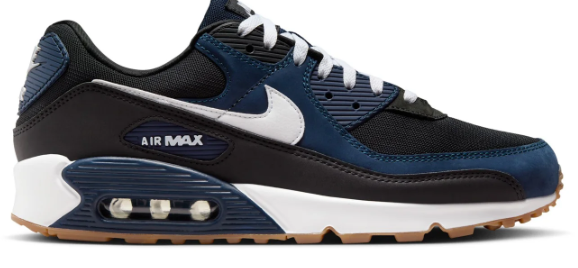 Nike Air Max 90 Men's Midnight Navy Black White Gum