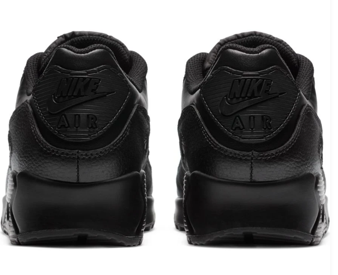 Nike Air Max 90 LTR Leather Men’s Sneakers “Triple Black”