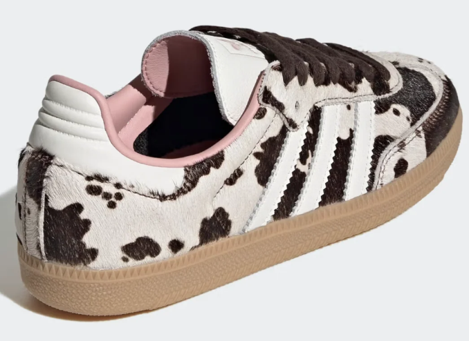 adidas Samba Women's Sneakers - Cow Print