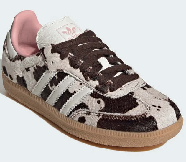 adidas Samba Women's Sneakers - Cow Print