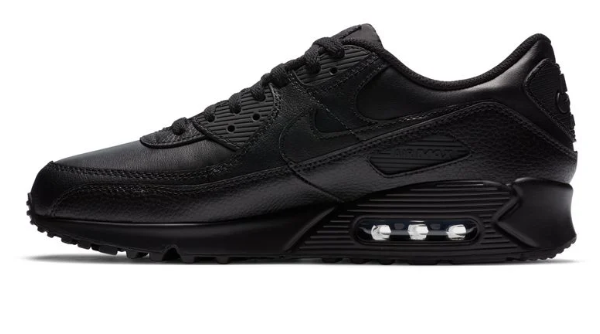 Nike Air Max 90 LTR Leather Men’s Sneakers “Triple Black”