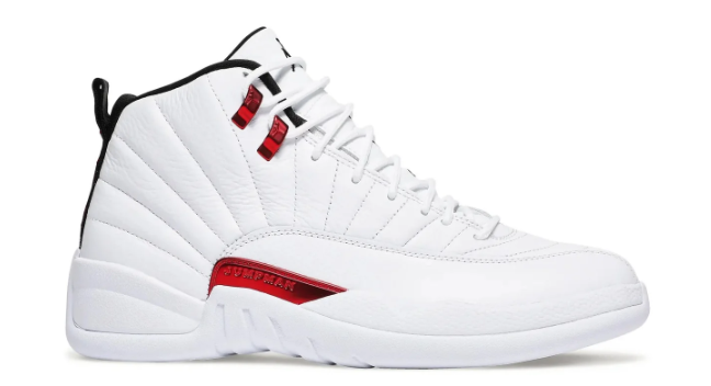 Air Jordan 12 Retro “Twist” Sneakers “White/University Red/Black”