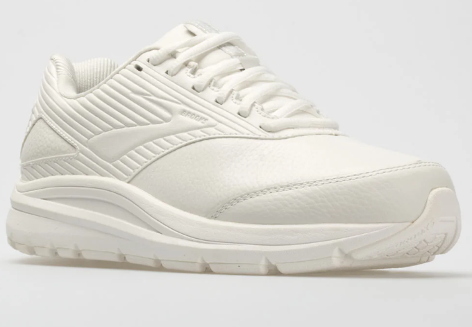 Brooks Addiction Walker 2 Women's Walking Shoe in White/White
