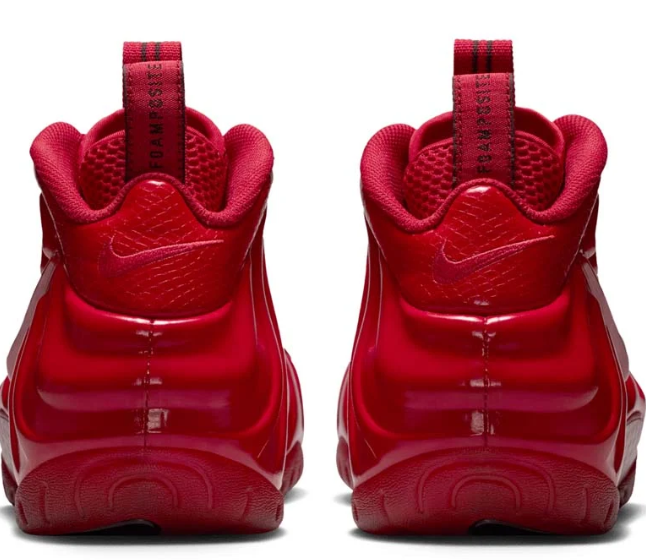 Nike Air Foamposite Pro Sneakers in Gym Red and Black