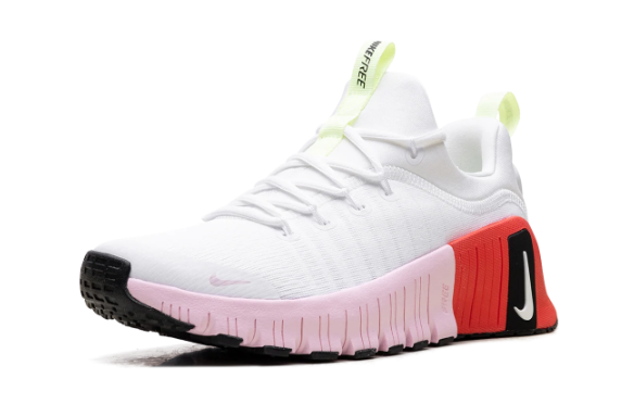 Nike Free Metcon 6 Women's Training Shoes, White / Volt / Crimson