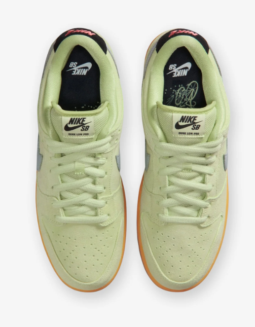 Nike SB Dunk Low Pro 'Light Liquid Lime / Black / Wolf Grey' HQ1626-300