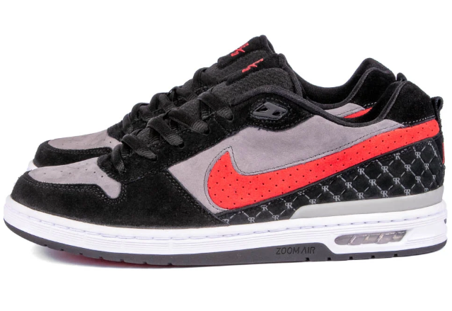 Nike SB Paul Rodriguez Zoom Air Low 'Black / Varsity Red / Flint Grey'