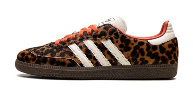 Women's adidas Samba OG 'Leopard Pack' Cream / Orange JI2734