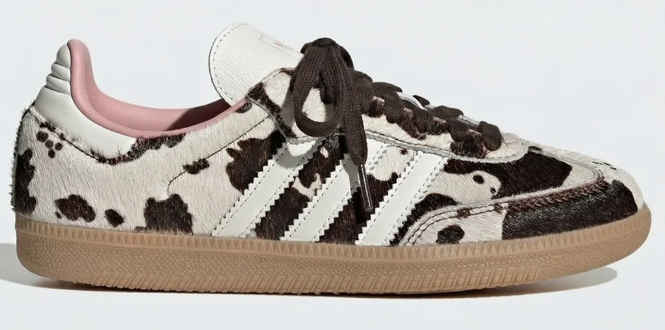 adidas Samba Women's Sneakers - Cow Print