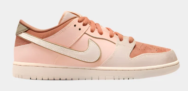 Nike SB Dunk Low Pro Premium 'Trocadéro Gardens' Amber Brown / Guava Ice / Crimson Tint / Hemp