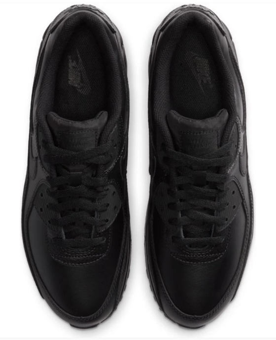 Nike Air Max 90 LTR Leather Men’s Sneakers “Triple Black”