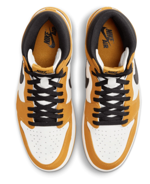 Air Jordan 1 Retro High OG Men's Sneakers in Yellow Ochre