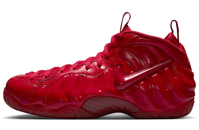 Nike Air Foamposite Pro Sneakers in Gym Red and Black