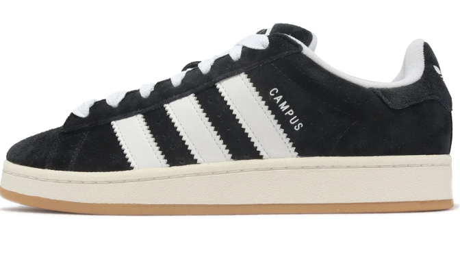adidas Campus 00s Sneakers - Core Black / White / Gum